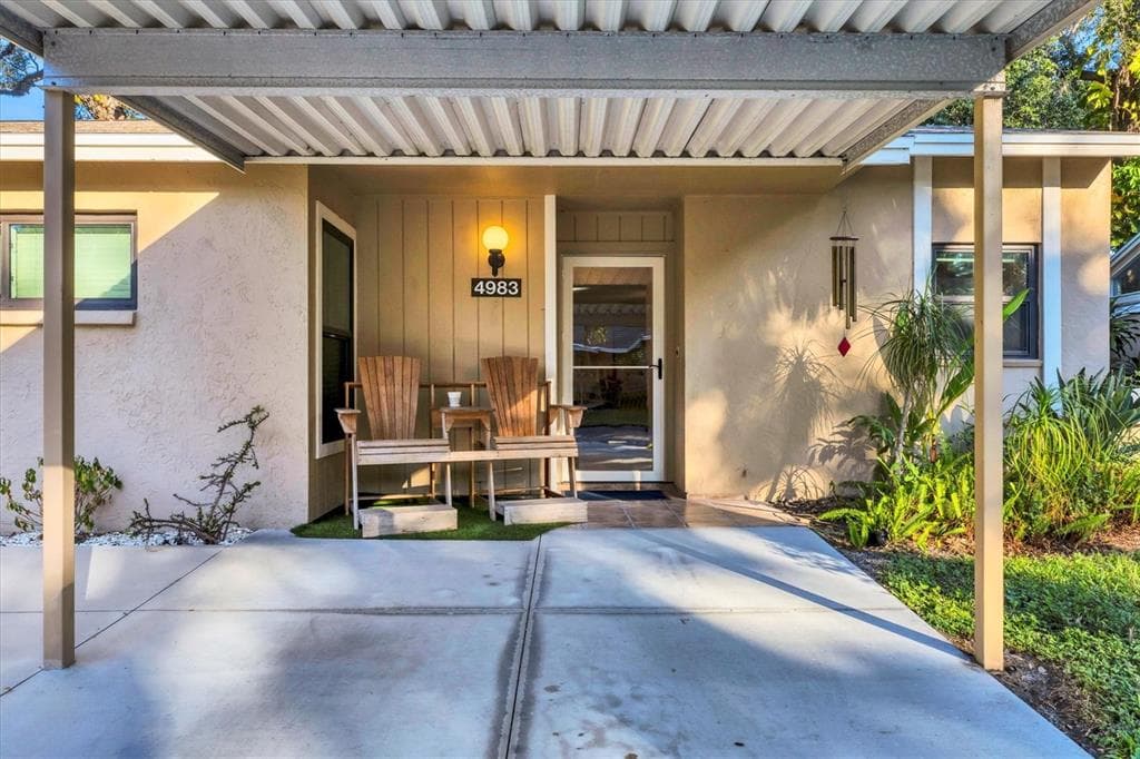 4983 VILLAGE GARDENS DRIVE UNIT 45 - Interior/Exterior Photo 5 - SARASOTA, FL