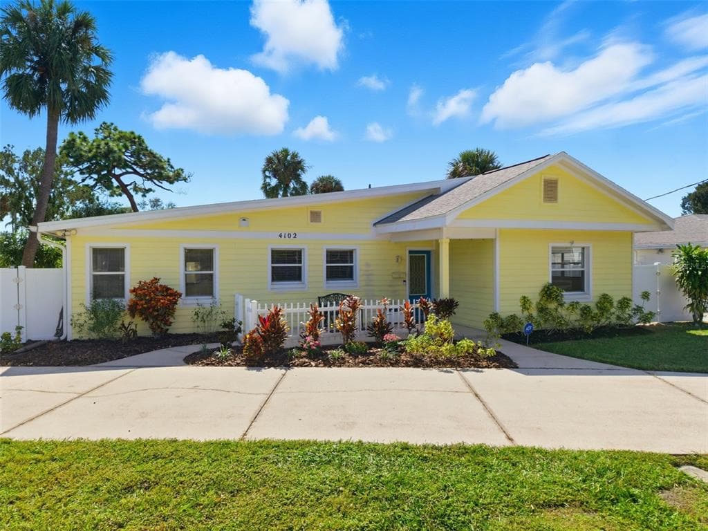 4102 WATROUS AVENUE W - 3bd/2ba - $850,000 - TAMPA, FL
