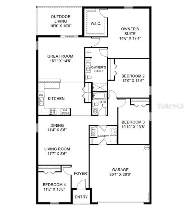 342 BOWFIN COURT - Interior/Exterior Photo 2 - POINCIANA, FL